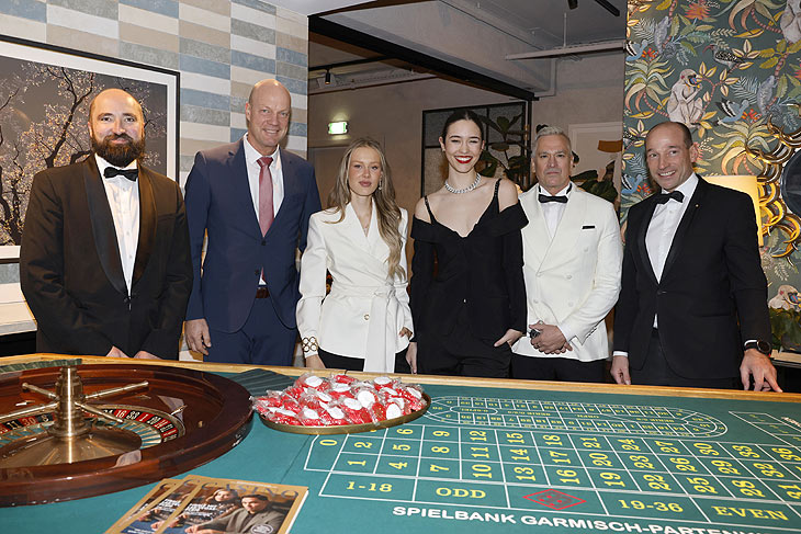 Sebastian S, Peter Martin Eursch., Laura-Marie Geissler, Mariela Steko, Manou Lubowski: CASINO ROYAL CHARITY EVENT im THE APARTMENT in Ingolstadt Village in Ingolstadt am 20.11.2025 ©Foto: Agency People Image, Manuel Tilgner 